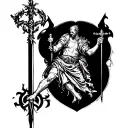 saint florian tattoo design idea