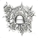 mecca tattoo design idea