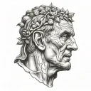 Julius Caesar tattoo design idea