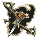 leviathan axe tattoo design idea