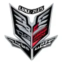 C5 corvette logo with the name Luke in the top and the year 2005-2025  tattoo design idea