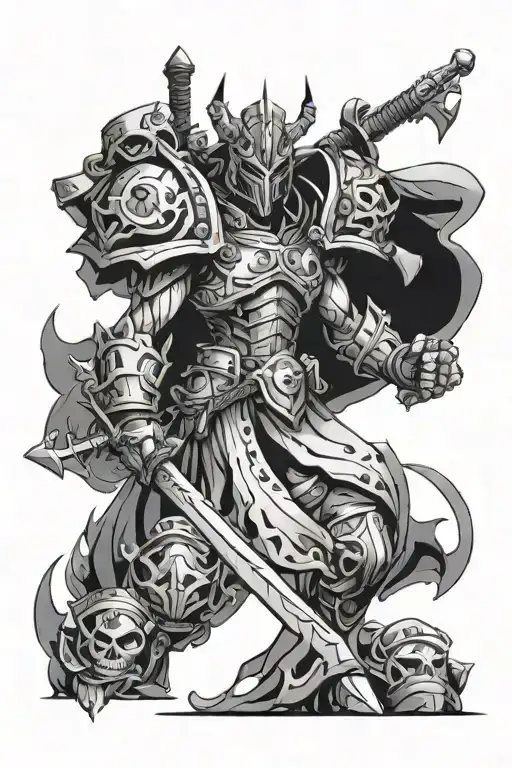 Albeda from the Overlord anime inspired tattoo tattoo design idea