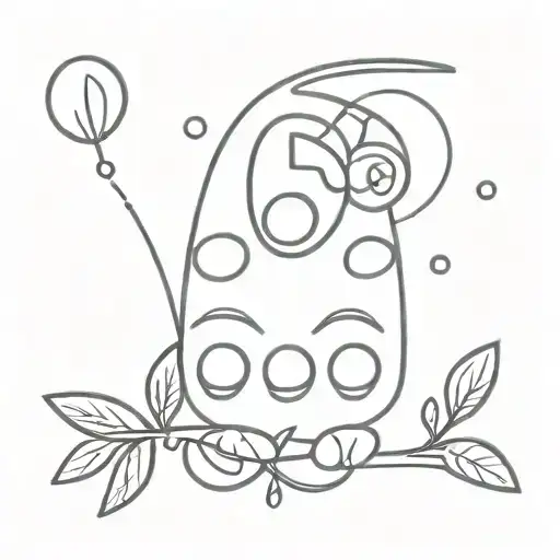 devill emoji tattoo design idea