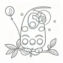 devill emoji tattoo design idea