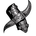 Western Leather tattoo design idea