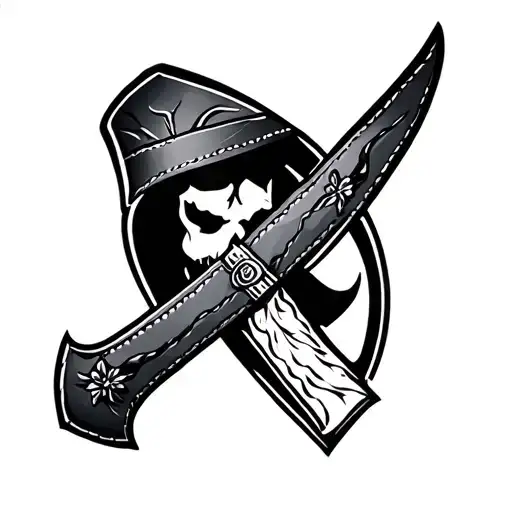 Western Leather tattoo design idea