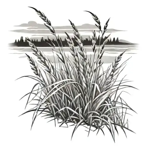 Prairie Grass tattoo design idea