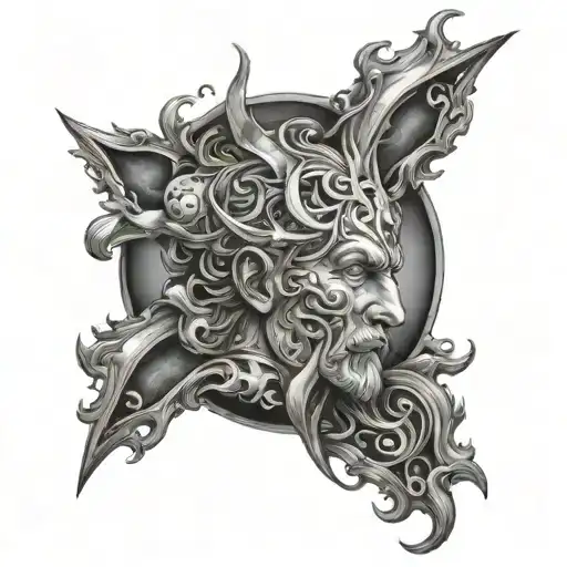 gods chosen one tattoo design idea