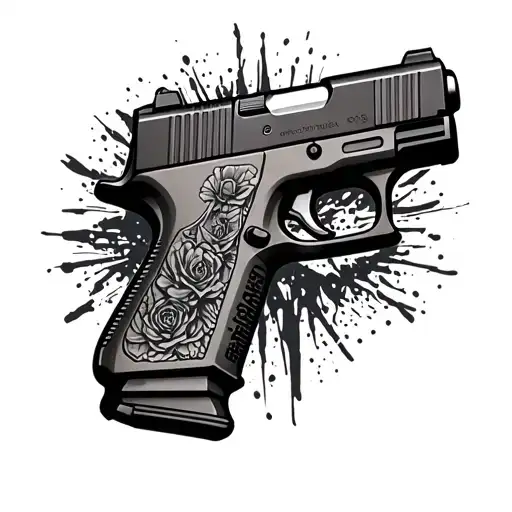 Glock 19 tattoo design idea
