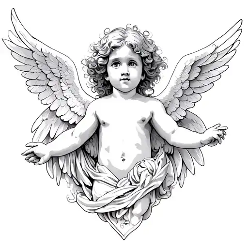 cherub angels tattoo design tattoo design idea