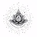 serenity prayer tattoo design idea