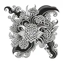 Chinese patterns symbolizing tattoo design idea
