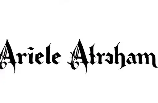 "Arielle Abraham
" tattoo design idea