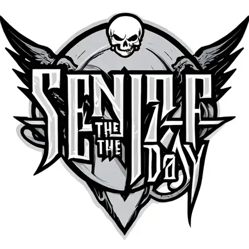 seize the day avenged sevenfold logo tattoo design idea