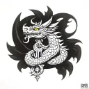 Libra dragon climbing my arm tattoo design idea