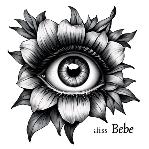 "IRIS" alas de Bebe  tattoo design idea