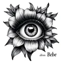 "IRIS" alas de Bebe  tattoo design idea