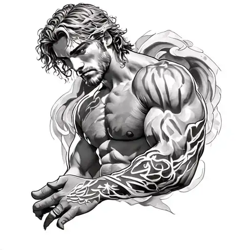 sin of pride escanor tattoo tattoo design idea
