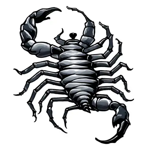 Scorpio And Aquarius tattoo design idea