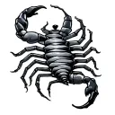 Scorpio And Aquarius tattoo design idea