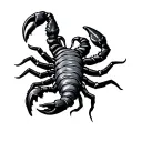 Scorpio And Aquarius tattoo design idea