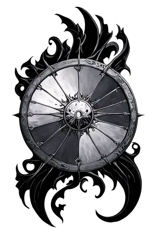 wheel of time tattoo design idea