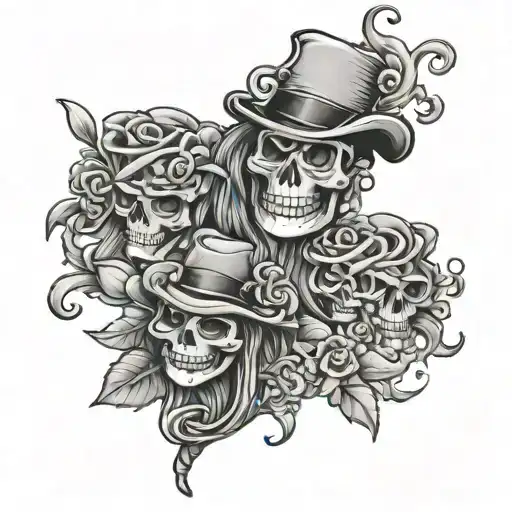 11-23-83, 1-14-89, 5-8-11, 3-27-15, 1-2-17 birthdays tattoo design idea