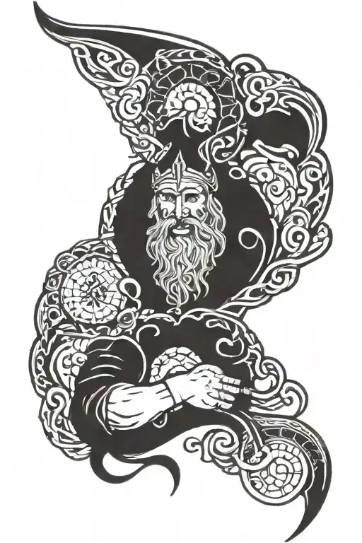 Norse mythology tattoo design idea