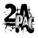 "2pac" name tattoo tattoo design idea