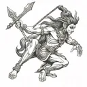 mahadev tattoo design idea