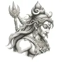mahadev tattoo design idea