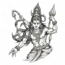 mahadev tattoo design idea