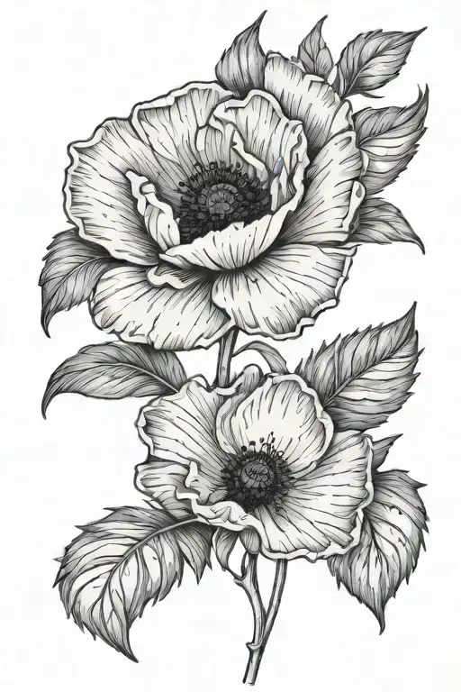 : I am a gem, my mother calls little poppy , travel , determination  tattoo design idea