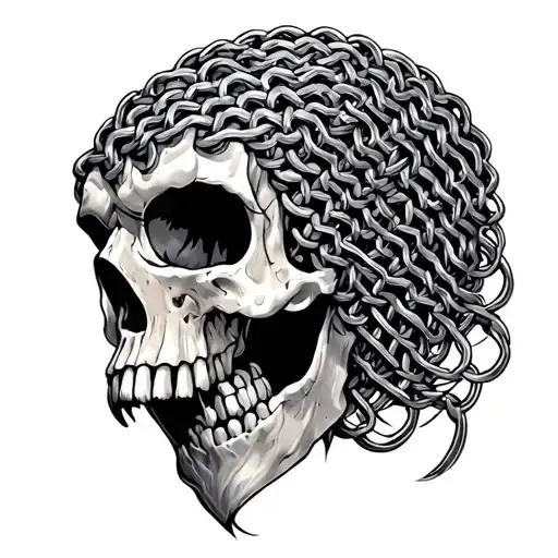Chain Mail tattoo design idea