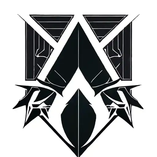 assasin creed symbol tattoo design idea