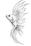 angelfish tattoo design idea