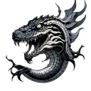 leviathan tattoo design idea