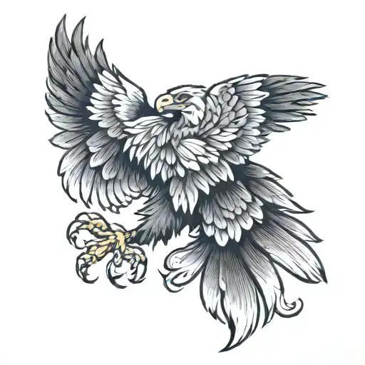 albanian eagle tattoo design idea