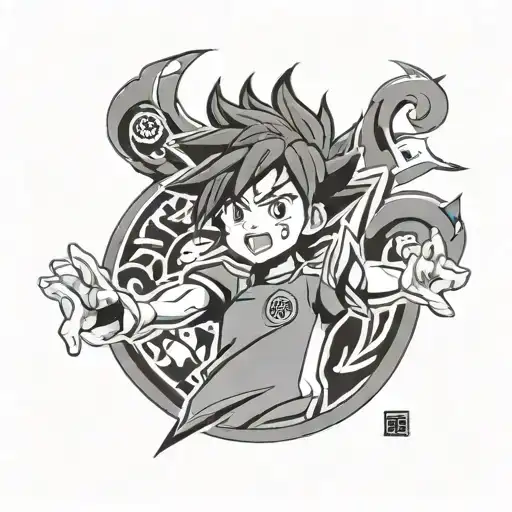 inazuma eleven fubuki sign tattoo design idea