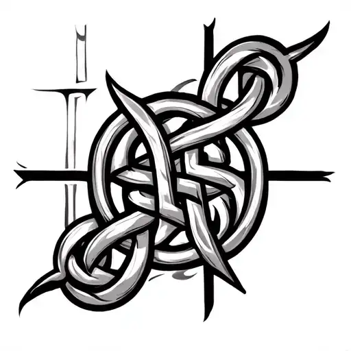 Celtic Knot with a German heritage  tattoo design idea