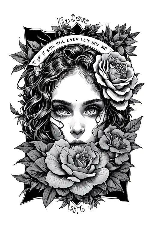 If you still care, don't ever let me know tattoo design idea