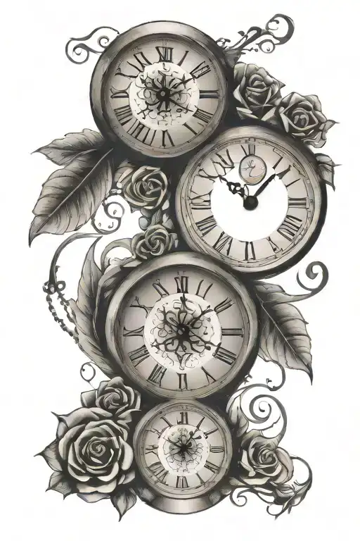 path travel freedom faith love numbers time tattoo design idea