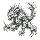 monster hunter tattoo design idea
