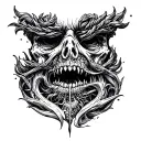 Ahab tattoo design idea