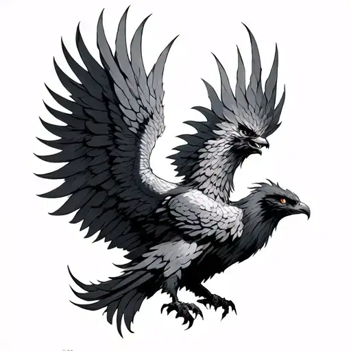 Harry Potter Phoenix tattoo design idea