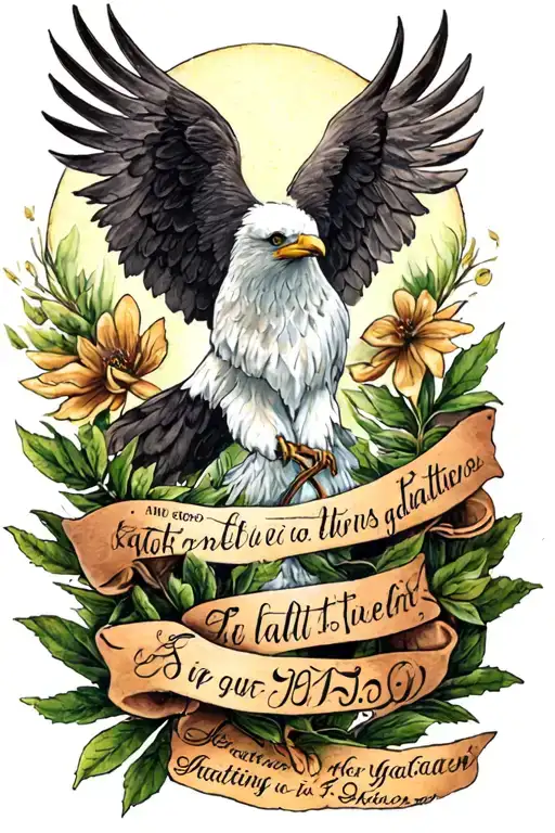 Galatians 5:15 tattoo design idea
