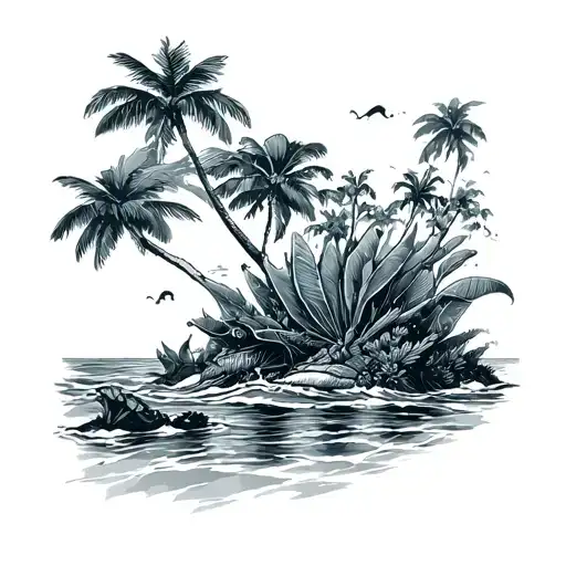 paradise divide crested butte palancar reef Cozumel tattoo design idea