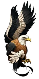 Eagle tattoo design idea