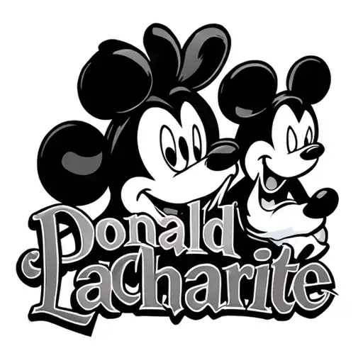 "Donald LaCharite" Disney characters tattoo design idea