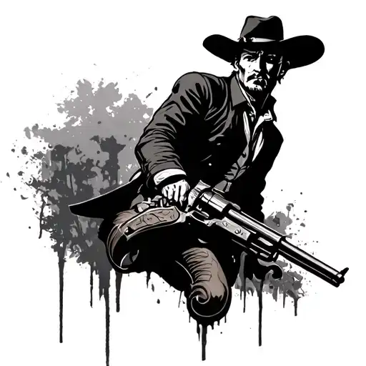 Red Dead Redemption tattoo design idea